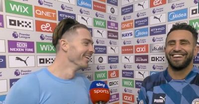 "Horrible that" - Jack Grealish makes Sky Sports reporter apologise after Man City win