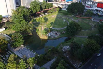 Houses razed for new park