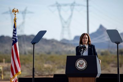 VP Harris touts Arizona-California power transmission line