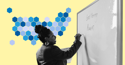 Teachers in the US face low pay relative to their level of education