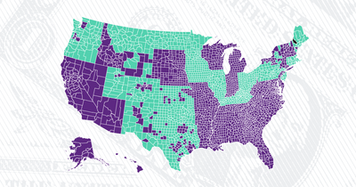 Where does unemployment insurance go the furthest?