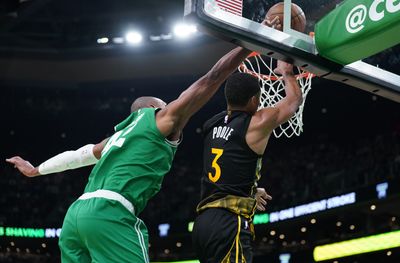 Al Horford reflects on chase-down block against Golden State’s Jordan Poole: ‘I was just out there competing’