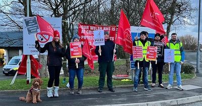 Another health services union joins super strike day on February 6 in Wales