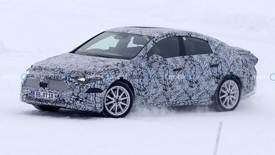 Mercedes EQA Sedan Spied With Heavy Camo While Testing In The Cold