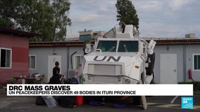 UN peacekeepers discover mass graves in Ituri province
