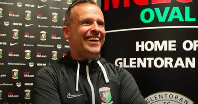 Rodney McAree wants Glentoran to start playing with a smile again