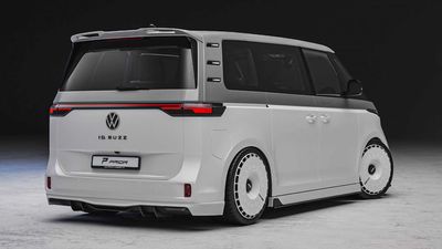 Prior Design Previews VW ID. Buzz Tuning Pack With White Wheels