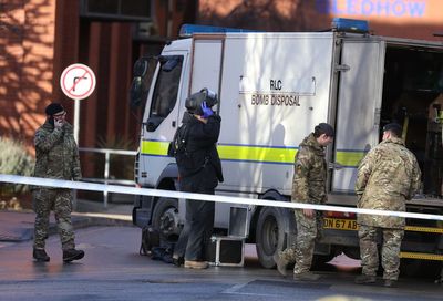 Man arrested on firearms and explosives terror offences as bomb squad called to hospital