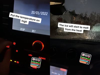 Driver shares ‘magic’ tip to defrost car windscreen in freezing cold snap