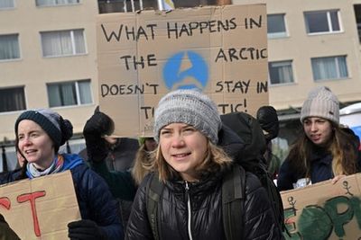 Greta Thunberg joins climate activists to rally on last day at Davos World Economic Forum