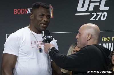 Joe Rogan ‘bummed out’ Francis Ngannou won’t be fighting Jon Jones for UFC heavyweight title