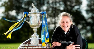 Former Stirling University and Scotland boss Shelley Kerr wishes students luck ahead of Dundee United Scottish Cup test