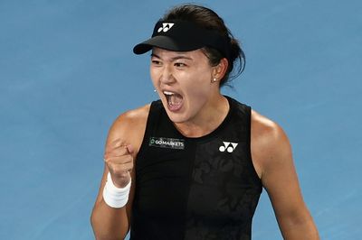 'Is this real?' Tearful Zhu stuns sixth seed Sakkari in Melbourne