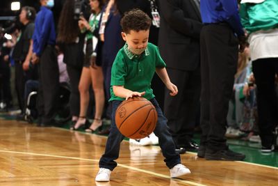 Draymond Green hilariously shook Deuce Tatum up like a bag of popcorn after the Warriors’ loss to the Celtics