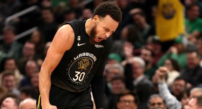 Steph Curry appeared to yell ‘This is my town!’ in Boston after his half-court buzzer-beater