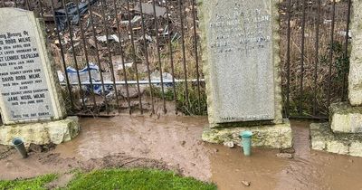 Fury as Scots graves flooded with dirty water from building site