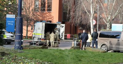 'Gunman with suspicious device' arrested outside Leeds hospital as he is quizzed by police