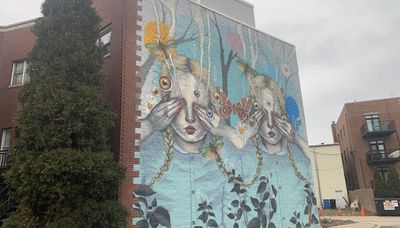 Why are those eyeballs floating? That and more about Logan Square mural near Kennedy Expressway