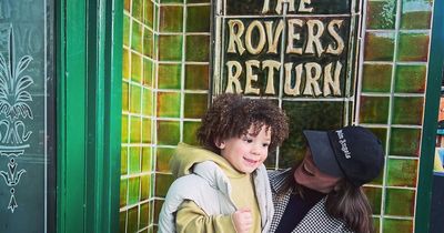 Ex Corrie star Brooke Vincent returns to cobbles with son and sparks comeback rumours