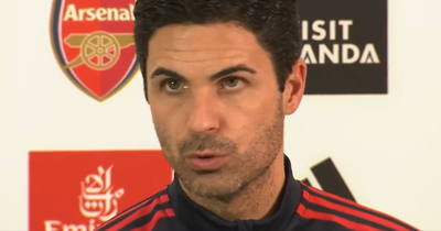 Mikel Arteta reacts to Casemiro absence for Manchester United vs Arsenal