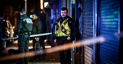 Major police presence as officers tape off busy Greater Manchester street after 'fight'