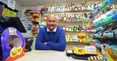 Corner shop that buys food for its customers