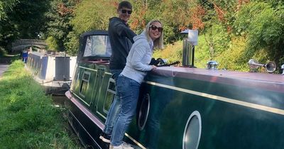 Couple swap three bed home for life on a 65ft narrowboat