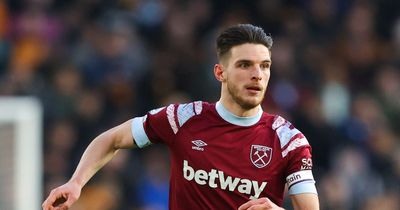 Declan Rice drops major Arsenal summer transfer hint to West Ham teammates as Edu plans £80m bid