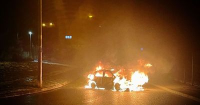 Driver 'set car on fire' after crash in Co Armagh