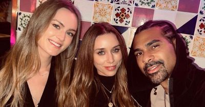 David Haye and girlfriend spend time with new woman on holiday amid Una Healy 'throuple'