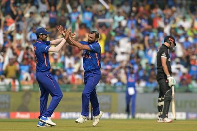 Shami helps India dismiss New Zealand for 108 in 2nd ODI