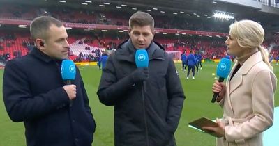 Steven Gerrard reacts to Jurgen Klopp's "really off-putting" Liverpool tactic