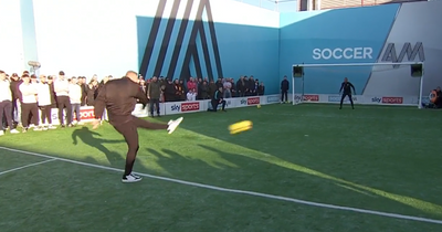Swansea City legend Lee Trundle leaves Soccer AM viewers in awe with his remarkable skill at 46