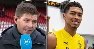 'I'll fly to Dortmund' - Steven Gerrard sends Jude Bellingham message amid Liverpool transfer claim