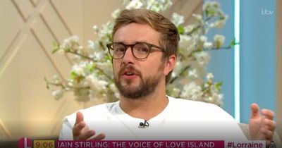 Love Island's Iain Sterling in awkward exchange with GMB host Ed Balls about Maya Jama