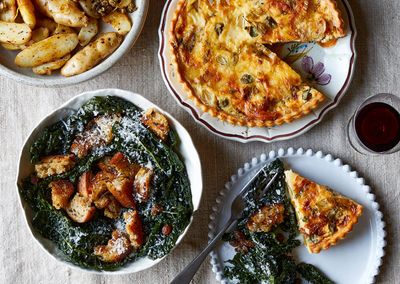 Rosie Birkett’s recipe for how to turn leftover cheese into a delicious tart