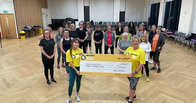 Bearsden woman raises £3,000 for cancer charity by hosting fitness classes