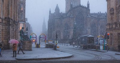 Edinburgh to get hit with snow and more wintry weather with 'two inches to fall per hour'