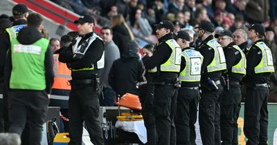 Southampton and Aston Villa players forced to leave pitch as drone flies overhead