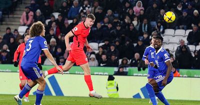 Evan Ferguson's brilliant header rescues point for Brighton against Leicester