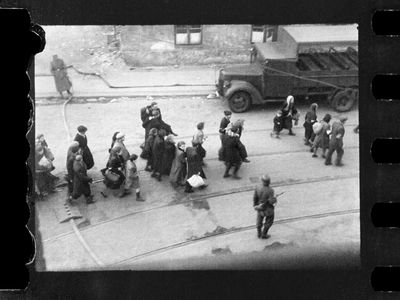 A firefighter's 1943 photos of the Warsaw Ghetto uprising have been found