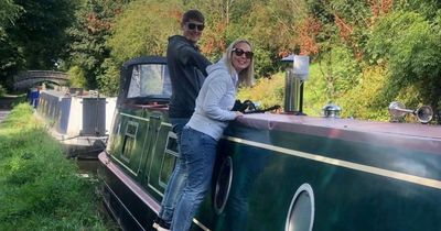 Couple swap three-bed house for narrowboat so they can save up for their dream home