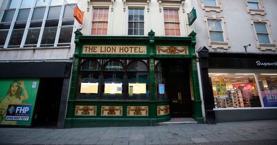 Some of Nottingham's tiled entrances and alleys which are often hidden out of view