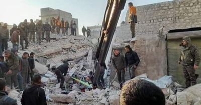 At least 10 killed including children as five-storey building collapses in Syria