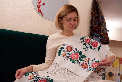 The Ukrainians using embroidery to stand up to Russia