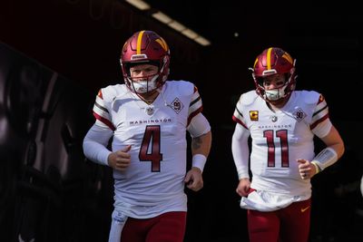 How did Commanders quarterbacks rank in the 2022 NFL season?