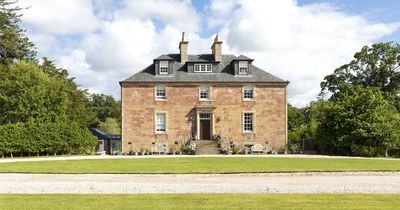 Jane Austen inspired £1.75 million Georgian mansion with tennis court, gym and bar on the market in Ayrshire