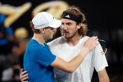 Stefanos Tsitsipas wins five-set thriller with Jannik Sinner to keep Australian Open dream alive