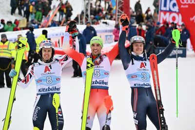 Switzerland's Yule wins Kitzbuehel slalom