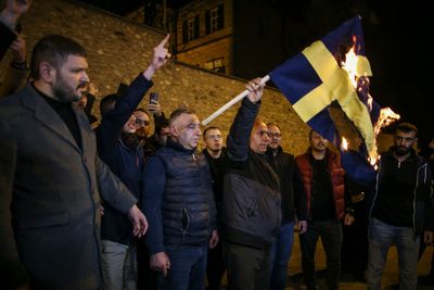 Turkish Muslims protest Quran-burning in Sweden